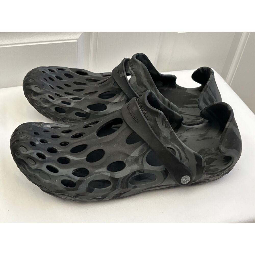 Merrell Hydro Moc Black Marble Water Shoes Slip On Clogs Men’s 15 - Picture 3 of 12